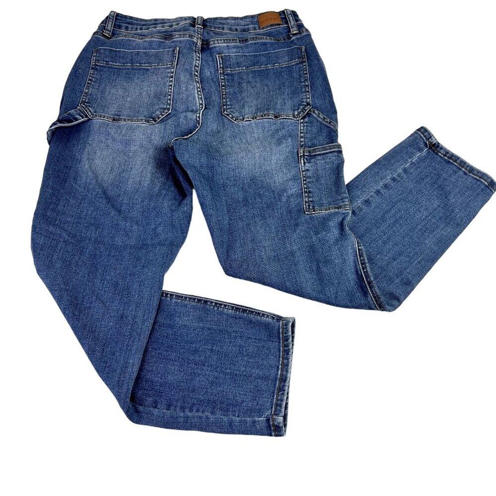 Judy Blue Jeans Womens Size 11/30 Slim Fit Carpenter Denim Style JB88302 - Picture 6 of 13